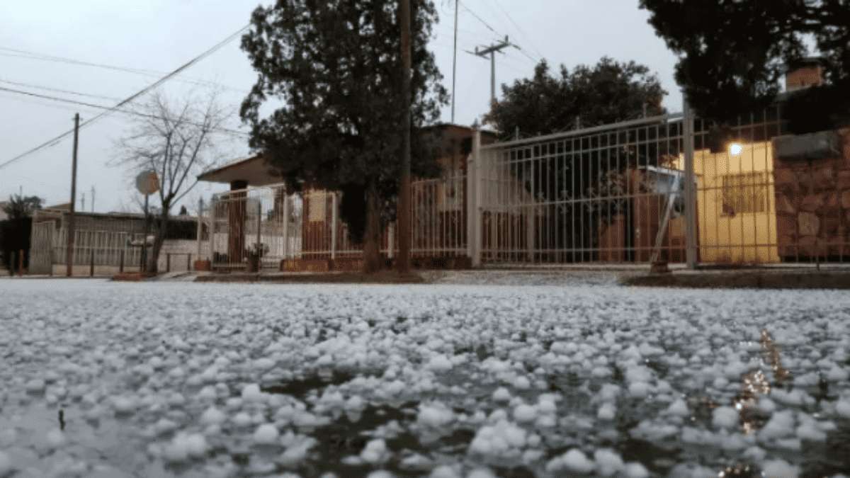 lluvias y granizada