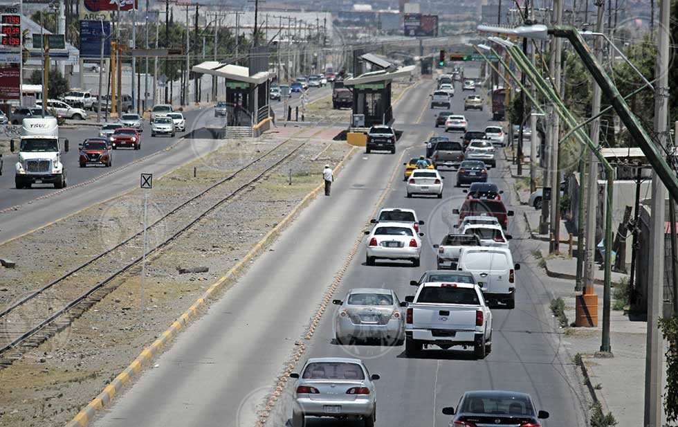 carril confinado se usara