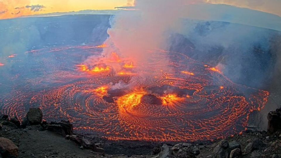 el Kilauea muy activo